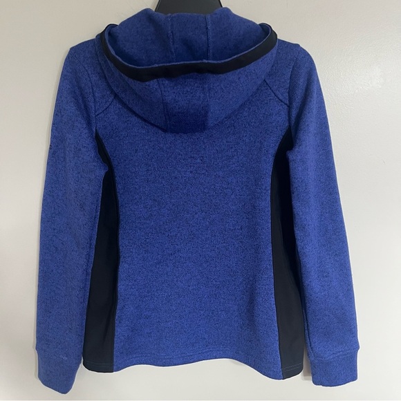 Zeroxposur Mid-weight Fleece Hooded Jacket IRIS SPARK Women's Size Medium Blue - Picture 12 of 12